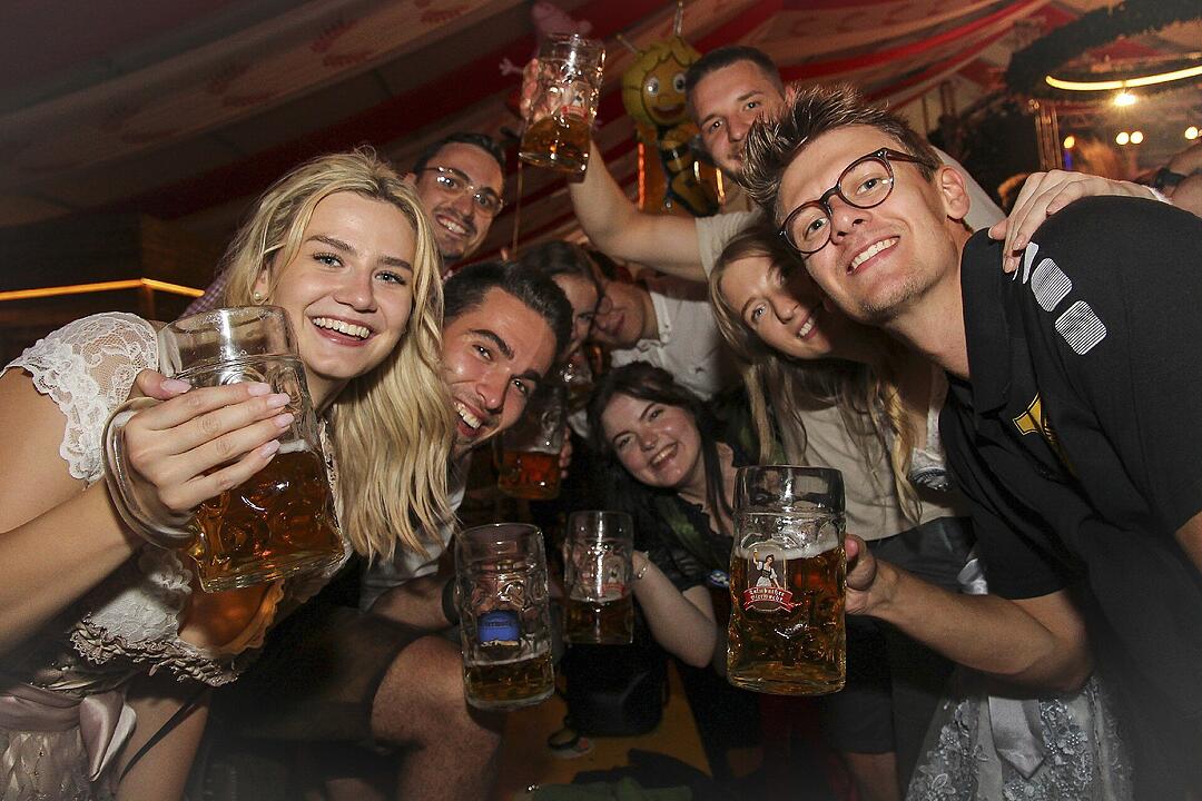 Am Donnerstag spielten die "Stoapfälzer Spitzbuam".