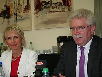 Landrätin Tamara Bischof und Minister Martin Zeil