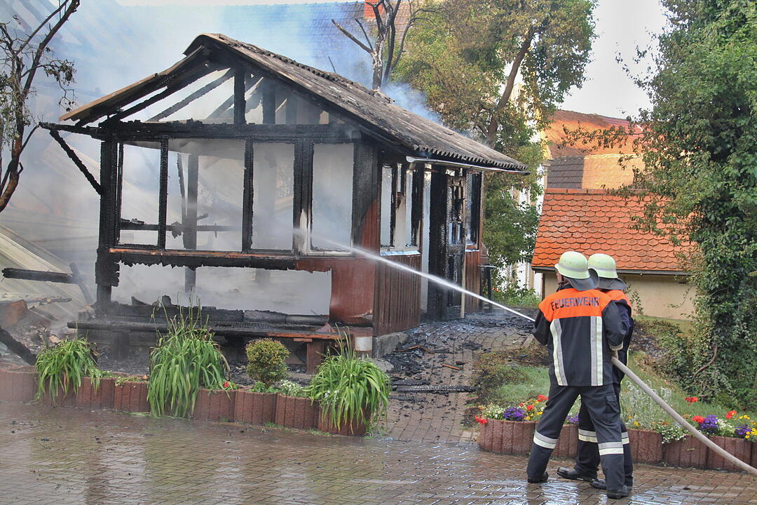 Scheunenbrand in Fischbach