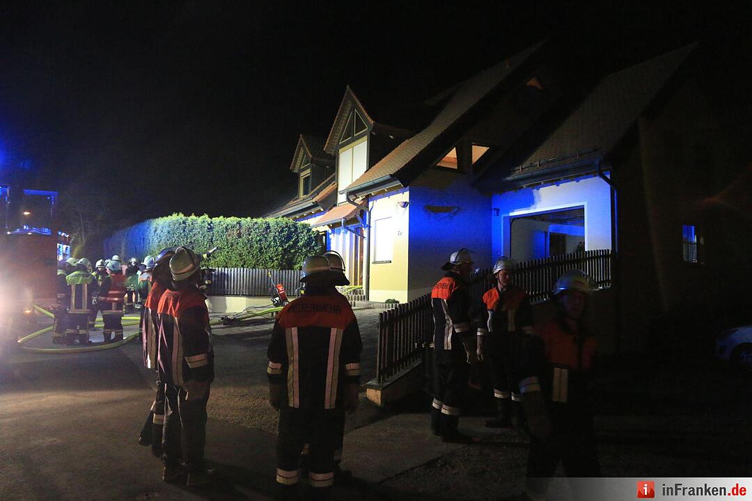 Brand in Roßdorf am Forst