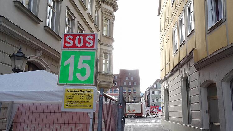 Blick zum Markt von der Judengasse ausFoto: Jochen Berger