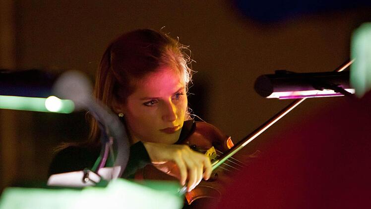 Stimmungsvoll: Altstadt-Serenade vom dem "Haus des Gastes" in Bad Rodach.Foto: Jochen Berger