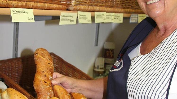 Monika Müller hat richtig Spaß am Verkaufen. Und bei den meisten Kunden weiß sie schon, was sie wollen.