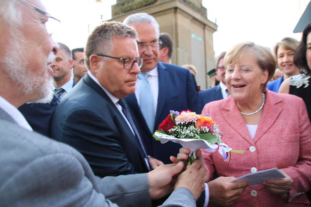Angela Merkel zu Besuch in Bad Kissingen