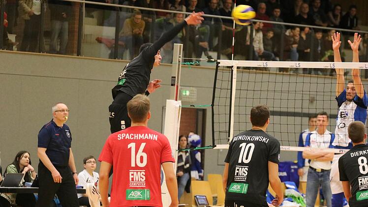 Impressionen vom Heimspielsieg der Hammelburg Volleys über den SSC Karlsruhe.Sebastian Schmitt