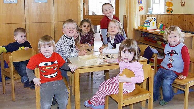 Die Kleinen fühlen sich im rentweinsdorfer Kindergarten wohl. Die Geldgeber nicht immer.