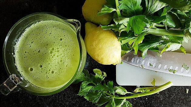 Frisch zubereiteter Smoothie