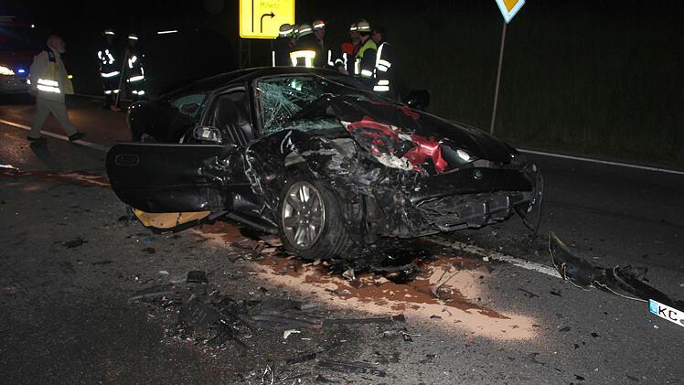 Der total beschädigte Jaguar