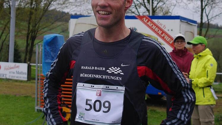 Erster im Hauptlauf mit neuer Rekordzeit: Heiko Baier.