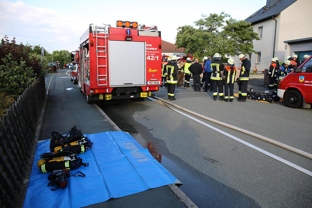 Kreis Hof: Brand in Schwarzenbach