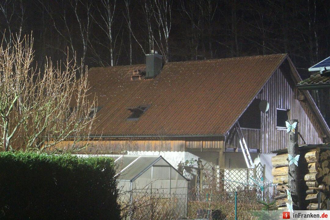 Brand eines Einfamilienhauses in Engelmannsreuth