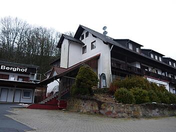 Die Gemeinschaftsunterkunft in Volkers befindet sich im ehemaligen Hotel Berghof.  Foto: Rebecca Vogt