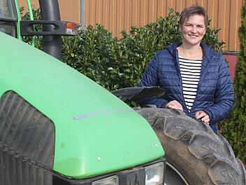 Sabine Deuerling aus Lahm ist Nebenerwerbslandwirtin. Foto: Matthias Einwag