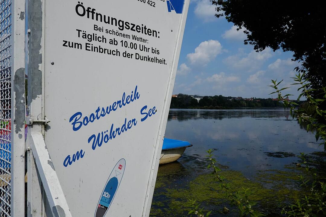 Nürnberg strampelt sich ab: Treetbootfahren am Wöhrder See