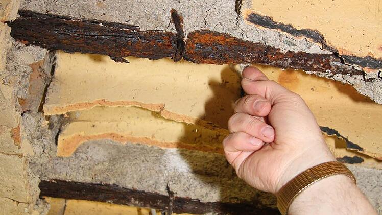 Die maroden Stahlträger