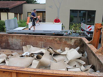 Kitzingen: Nach Starkregenereignissen - Kindergarten Alemannenstraße muss entkeimt werden