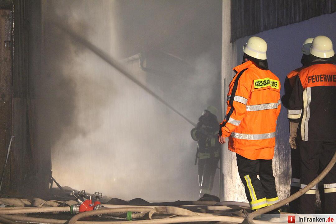 Scheunenbrand in Oberleichtersbach