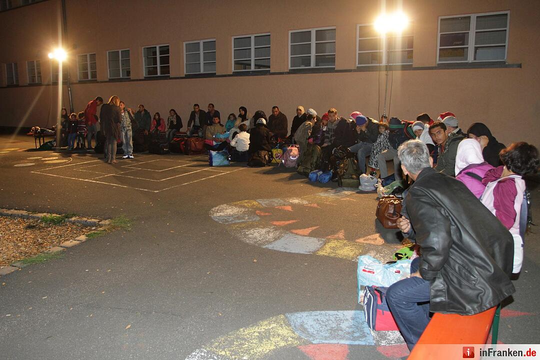 Flüchtlinge kommen in Nürnberg an