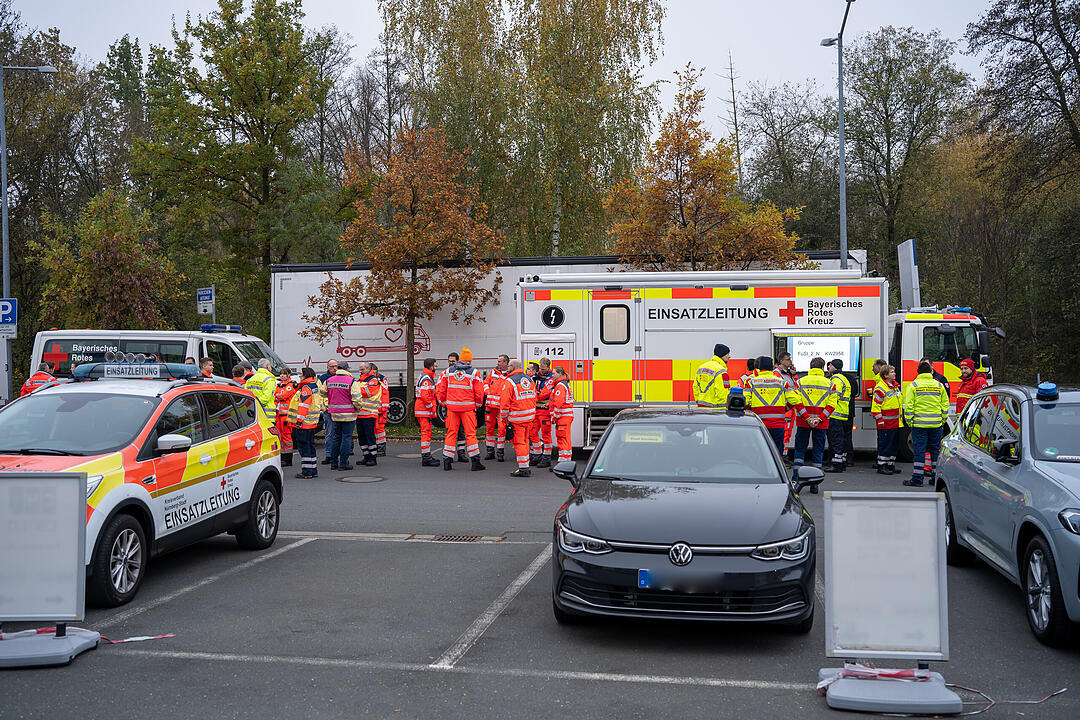 Großübung am Nürnberger Flughafen