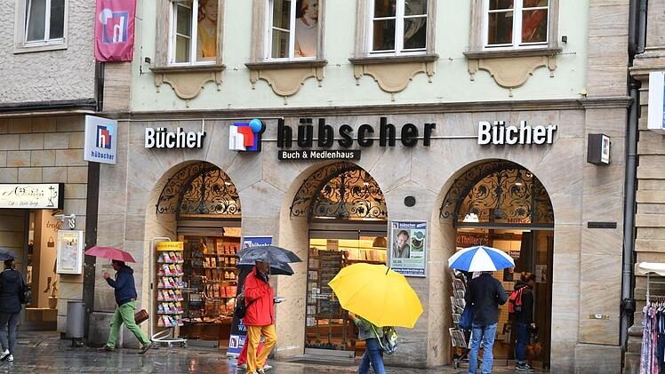 Das Hübscher-Stammhaus am Grünen Markt 16 in Bamberg Foto: Ronald Rinklef