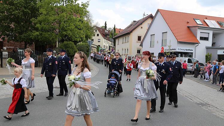 Der Festzug in Kunreuth Foto: Franz Galster