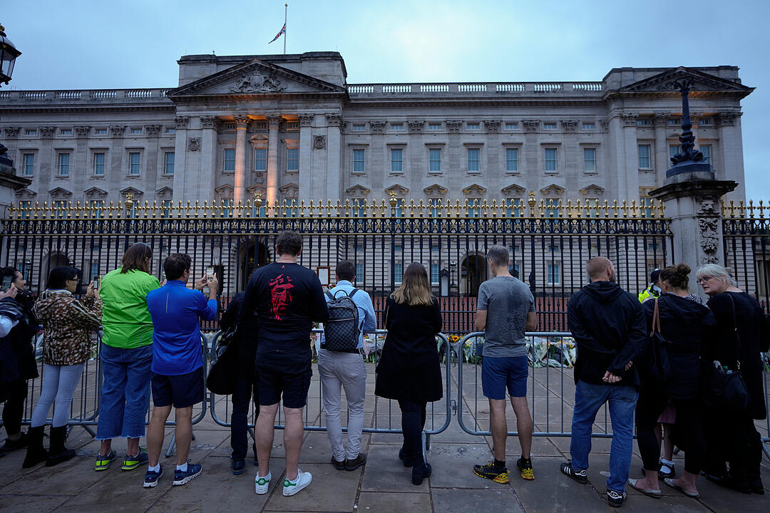 Nach dem Tod von Königin Elizabeth II. - London