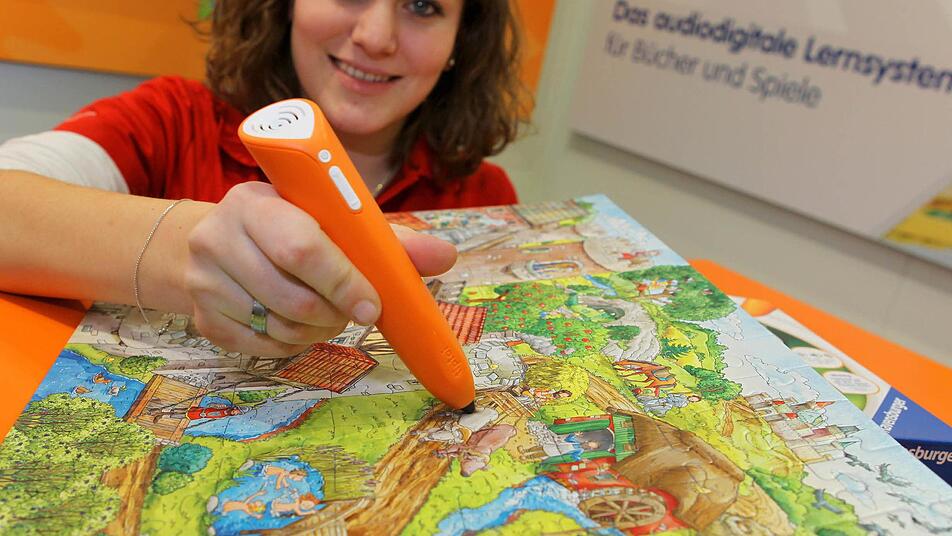 Der Lernstift Tiptoi zählt zu den Rennern bei der Spielwarenmesse. Foto: dpa-Archiv