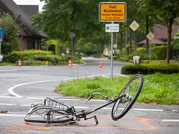 Radfahrer bei Unfall