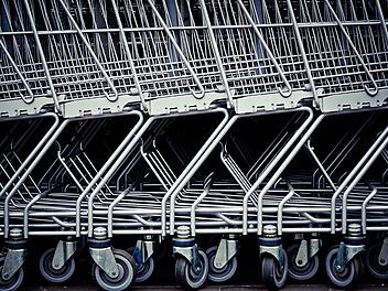 Symbolbild: Einkaufswägen