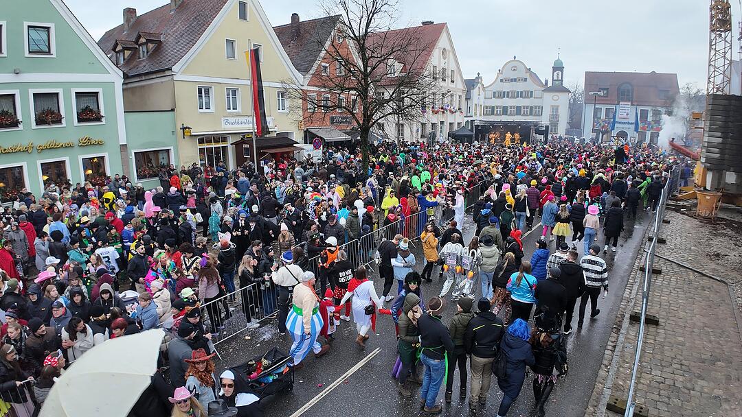 Die Narren sind los: Faschingszug zieht durch Allersberg