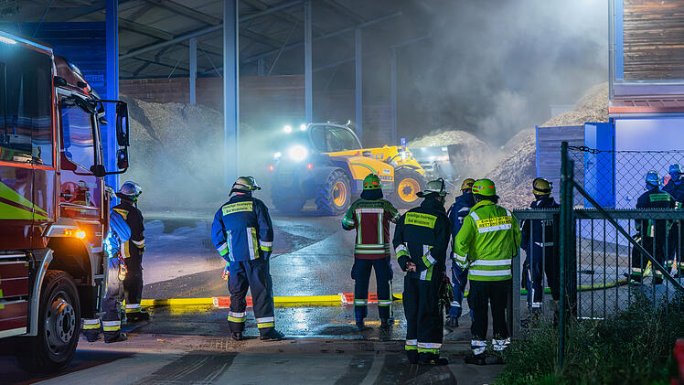 Brand in Heizkraftwerk in Bad Windsheim