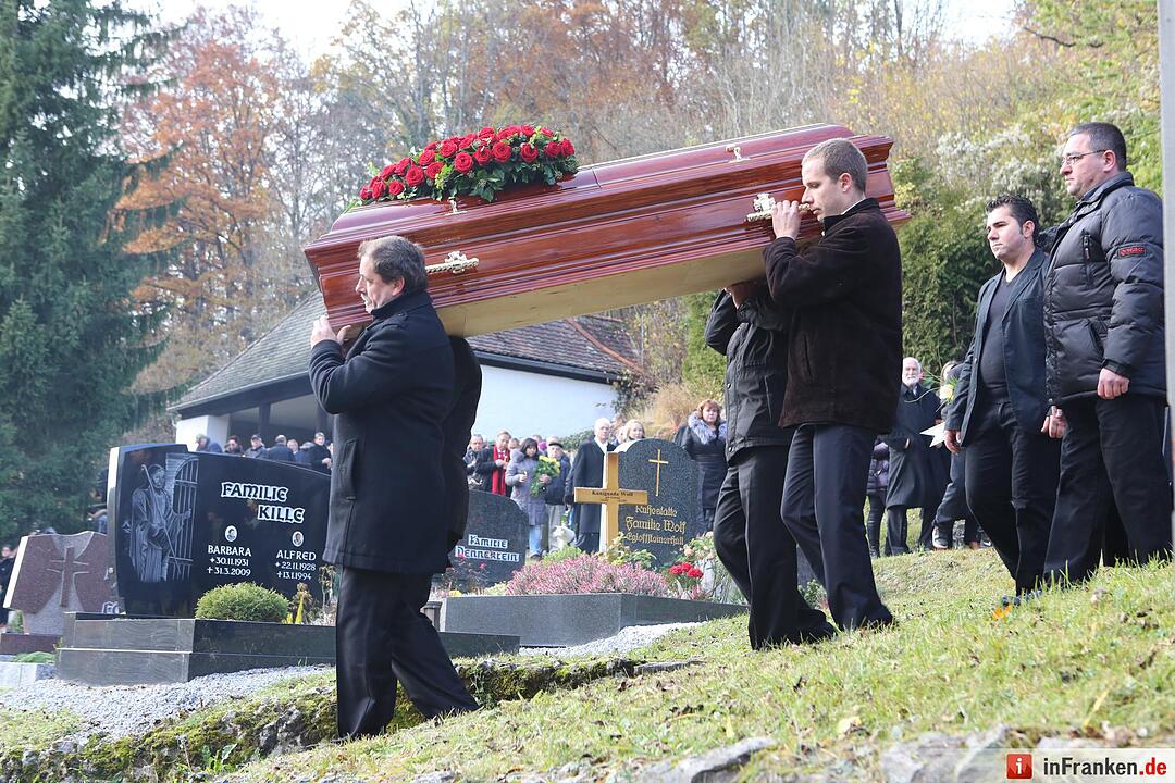 Beerdigung von Oleg Popov in Egloffstein