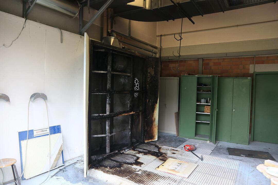 Brand in Berufsschule in Forchheim