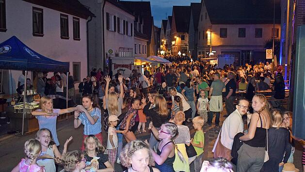 Beim Moonlight-Festival in Hollfeld geht es hoch her. Foto: gel