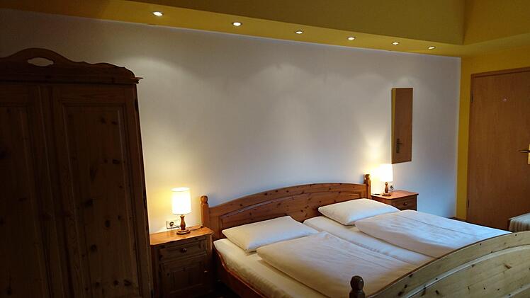 Ein Doppelzimmer im Gästehaus Langhammer.Foto: Gästehaus Langhammer