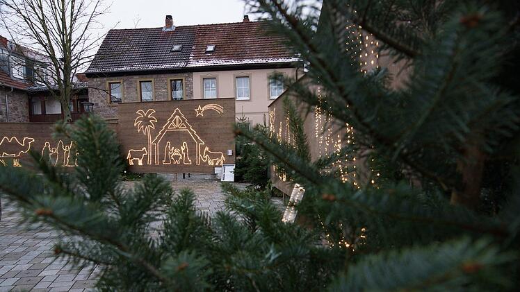 2017:  Lichterbilder erzählen die Weihnachtsgeschichte.Foto: Archiv/Arkadius  Guzy