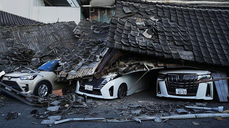 Nach dem schweren Erdbeben in Japan