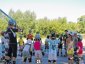 Sicherheit auf Rollen geübt