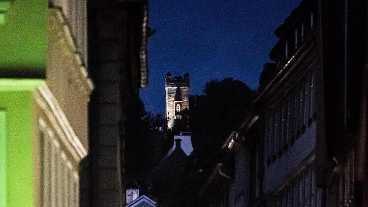 Auch von der Steingasse aus ist der Eckardtsturm zu sehen.  Foto: Jochen Berger