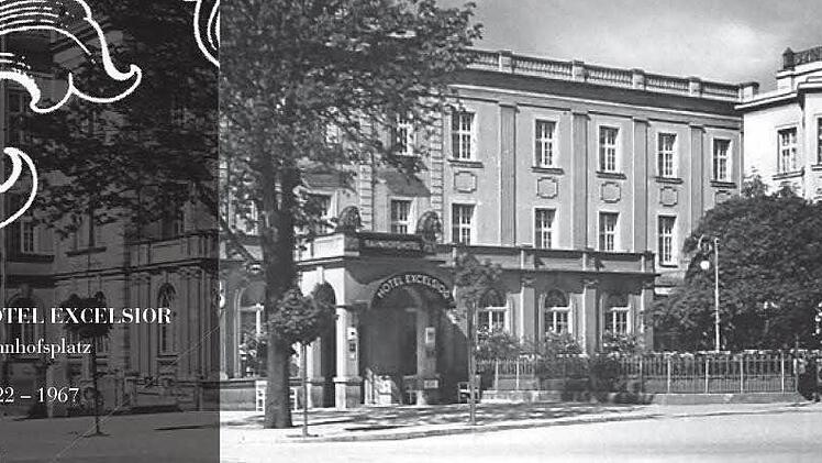 Weg ist weg: Das  Hotel Excelsior war viele Jahre Mittelpunkt des gesellschaftlichen Lebens in Coburg. 1967  musste es dem Neubau des Verwaltungszentrums  für die HUK weichen.