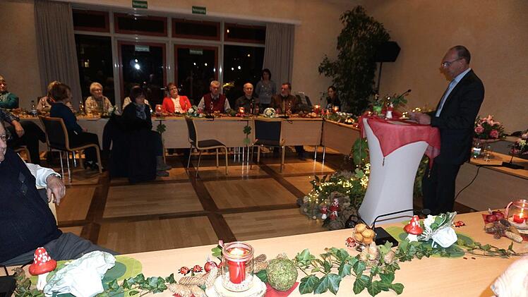 Beim Neujahrsempfang in WeisendorfRichard Sänger