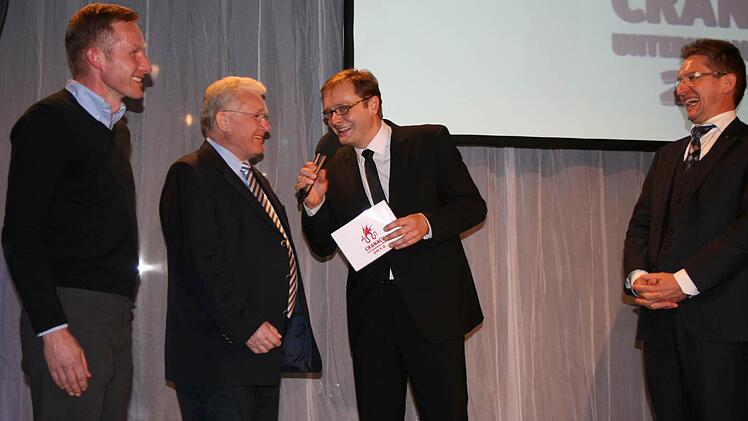 Peter und Guntram Wolf (von links) erhielten den Preis in der Kategorie Innovation.