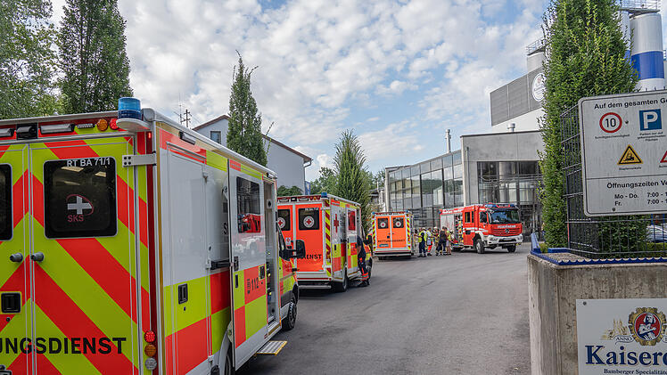 Bamberg: Gro&szlig;einsatz in Brauerei - 13 Verletzte