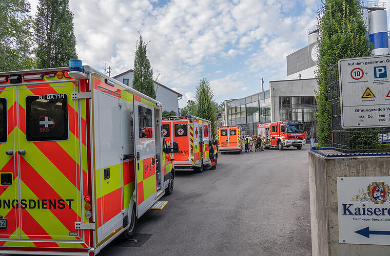 Bamberg: Großeinsatz in Brauerei - 13 Verletzte