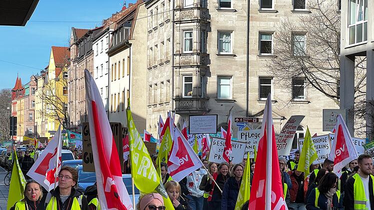 Franken: "Größter Warnstreik der jüngeren Vergangenheit" - hier gibt es heute Einschränkungen