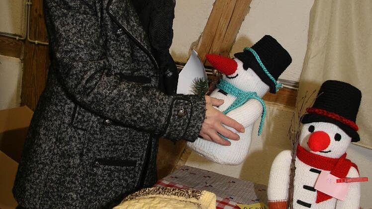 Süße Nikoläuse gibt es auch zu kaufen.