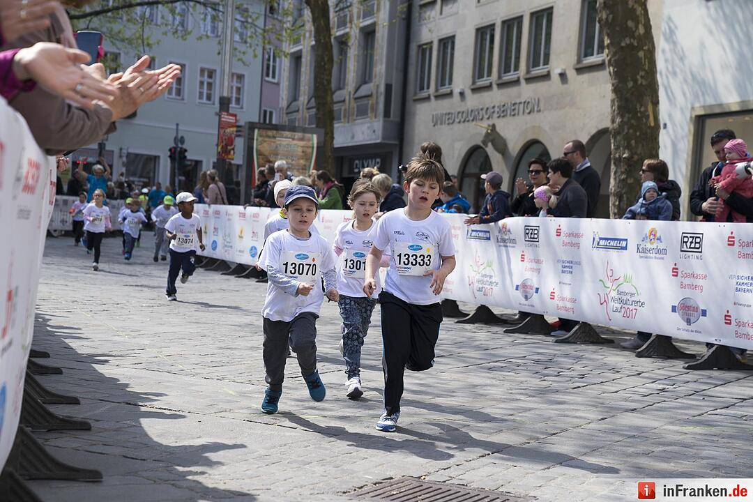 Weltkulturerbelauf in Bamberg: Der Böhnlein Bambini-Lauf 2017