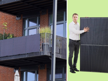 Das PiE AIR superLIGHT BOOSTER-Modul von PluginEnergy optimiert Balkonkraftwerke, indem es Leistungsverluste durch Verschattungen oder Wettereinflüsse ausgleicht.