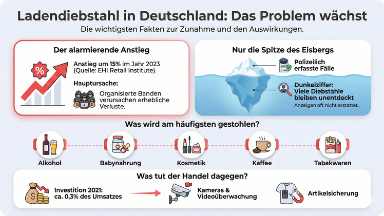 Ladendiebst&auml;hle in Deutschland