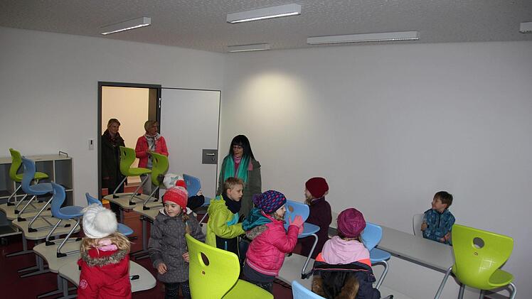 Eines der Klassenzimmer der Ganztagesklassen.